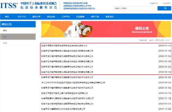 都公示這么多了，你還不知道ITSS現(xiàn)在可以申報(bào)認(rèn)證或年審？