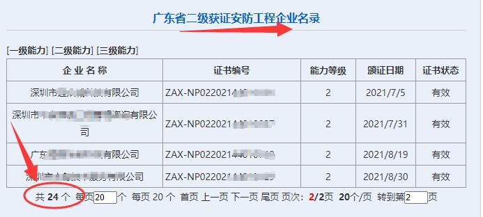 廣東省二級獲證安防工程企業(yè)竟才24家！